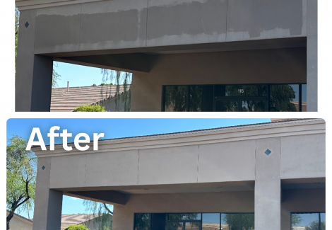 Commercial Sign Shadow Cover Up - Before/After