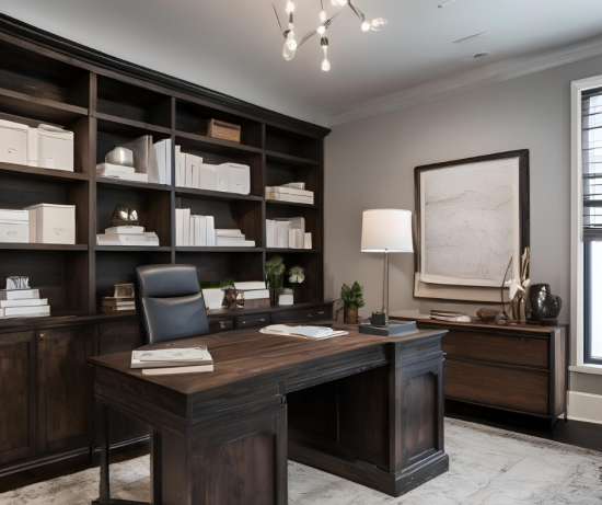 office painted Sunbleached SW 9585