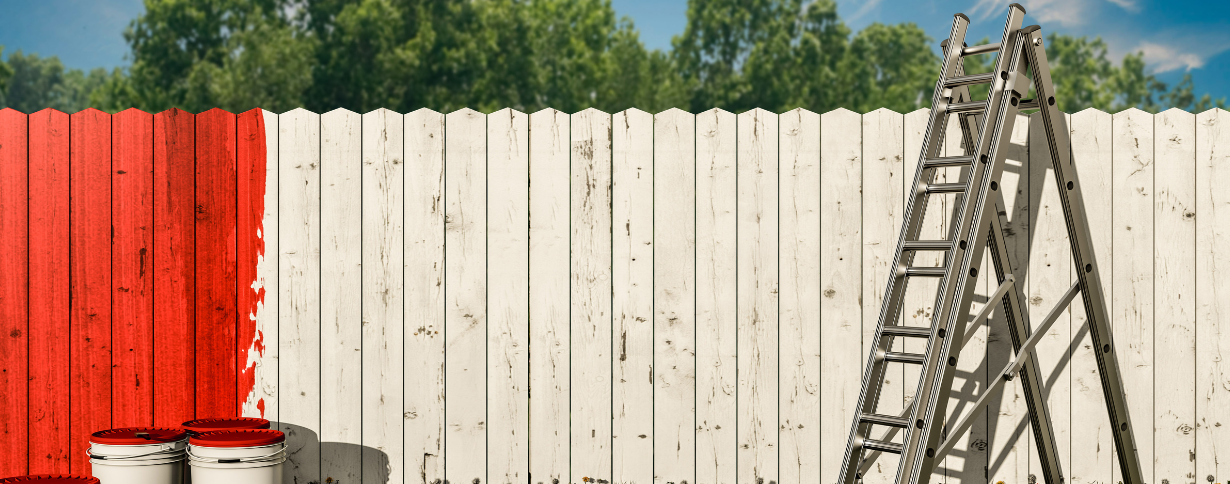 Check out our Fence Painting & Staining Services